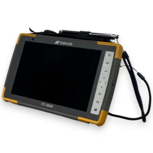used TOPCON FC-6000 field controller front view showing 7-inch touchscreen display